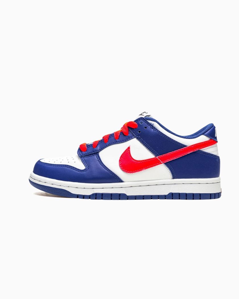 Nike Dunk Low White Royal Red