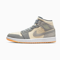 Air Jordan 1 Mid Coconut Milk Particle Grey