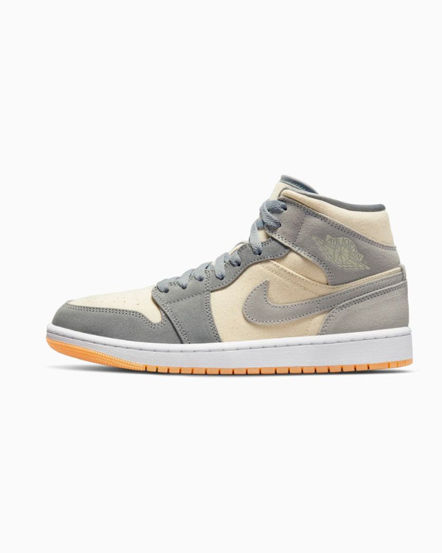 Air Jordan 1 Mid Coconut Milk Particle Grey