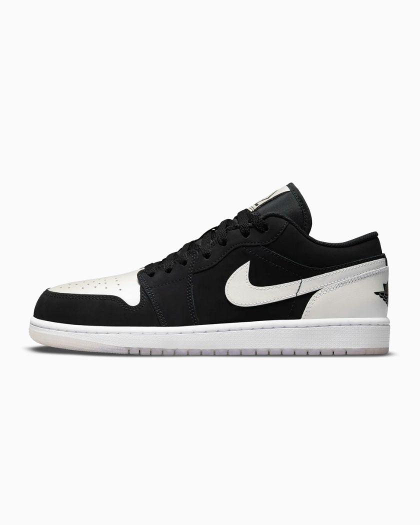 Air-Jordan-1-Low-Black-White-Diamond