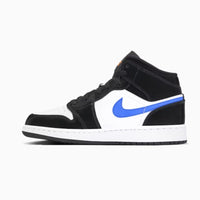 Air Jordan 1 Mid Black Racer Blue White