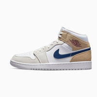 Air Jordan 1 Mid Tan Suede Navy