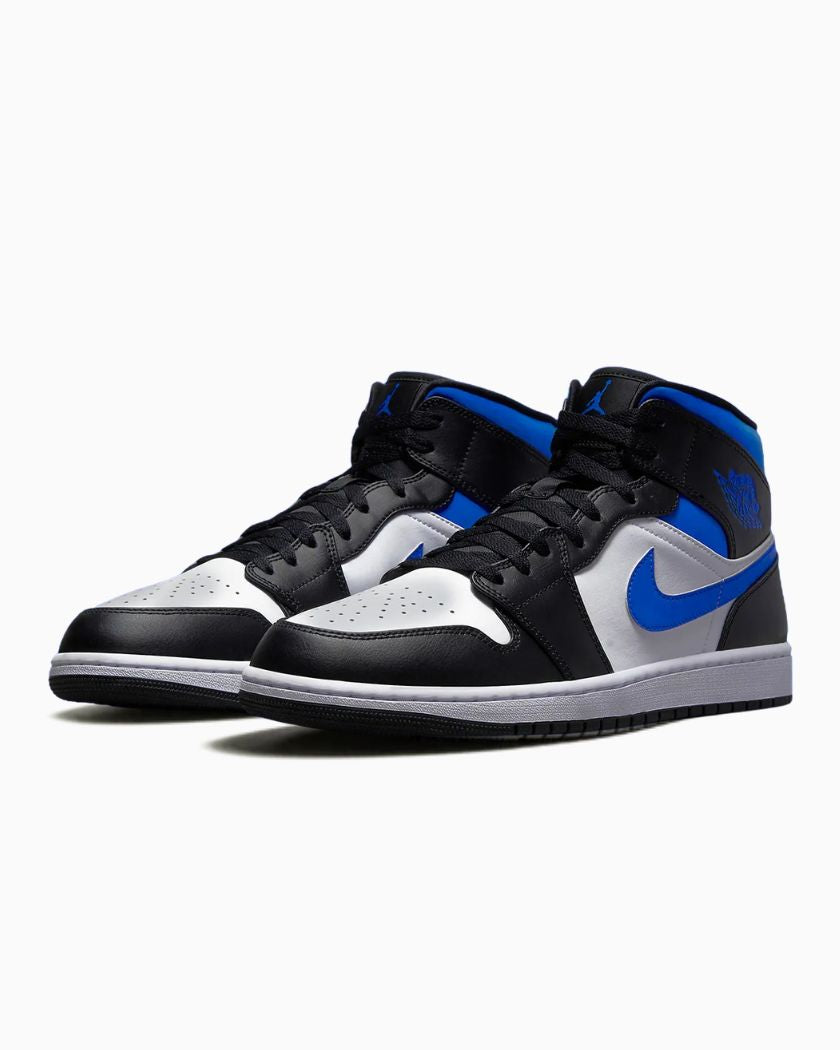 Air Jordan 1 Mid White Black Royal