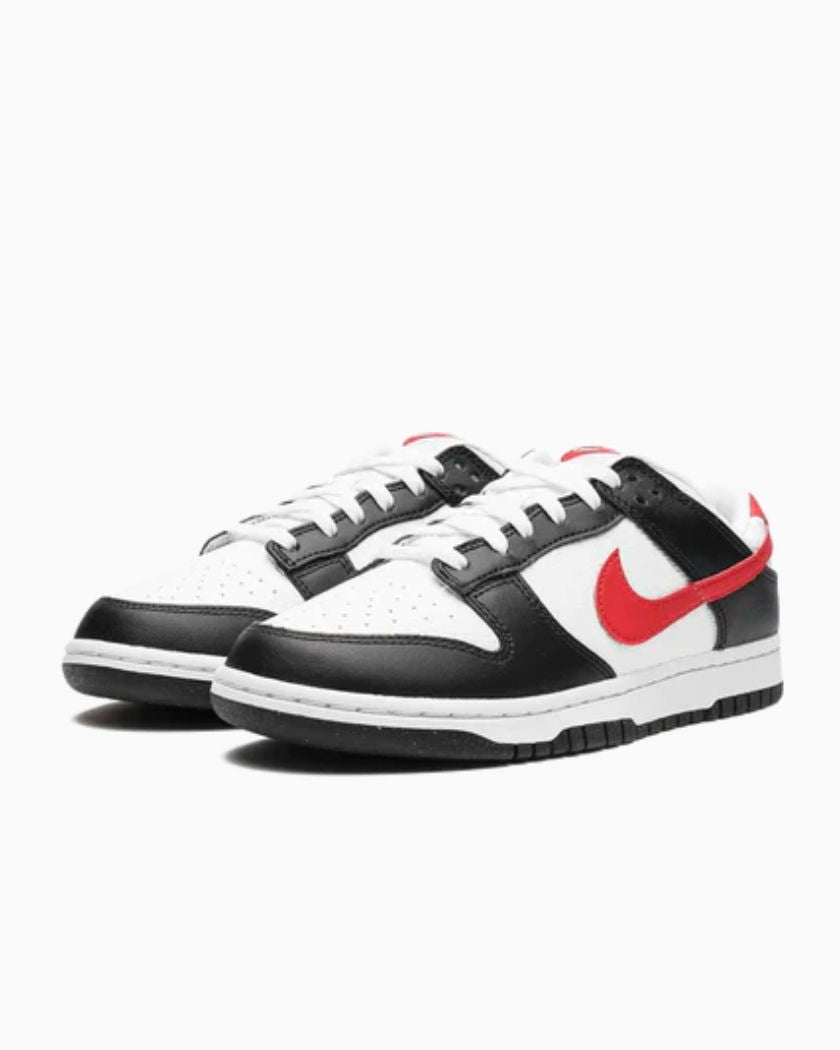 Nike Dunk Low Black White Red Panda