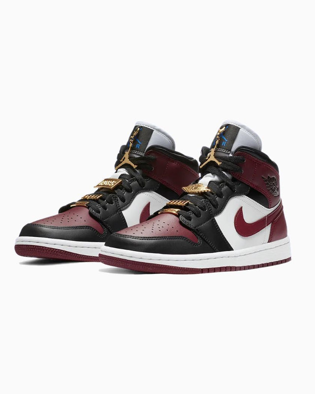 Air Jordan 1 Mid SE Black Dark Beetroot