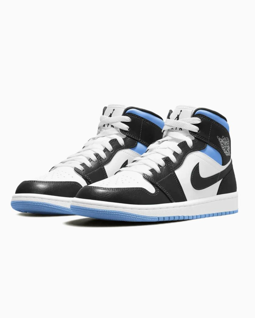 Air Jordan 1 Mid University Black White