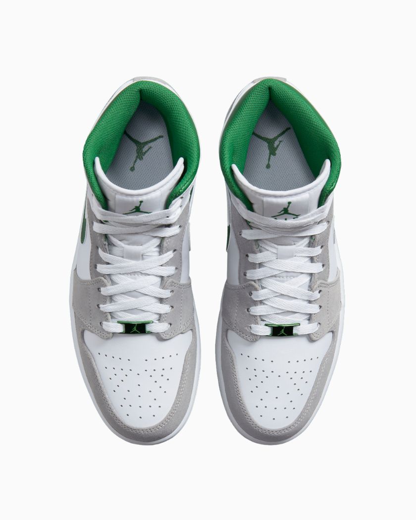 Air Jordan 1 Mid Grey Green