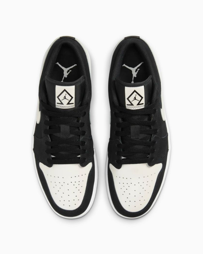 Air-Jordan-1-Low-Black-White-Diamond