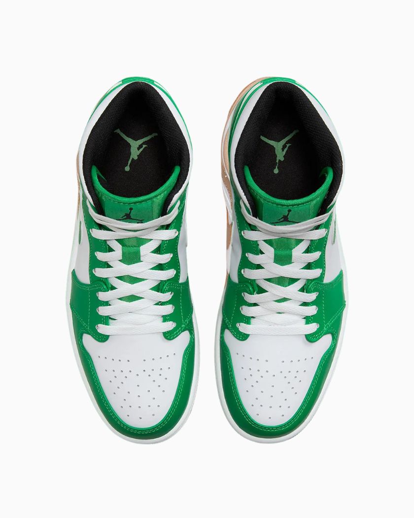 Air Jordan 1 Mid Lucky Green