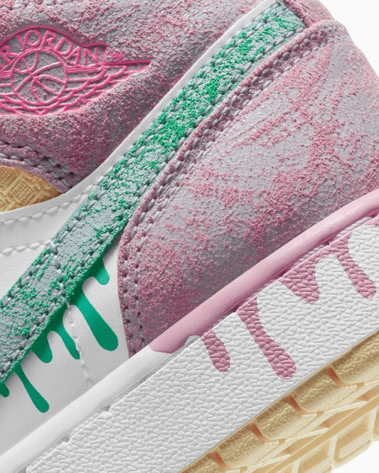 Air Jordan 1 Mid Paint Drip
