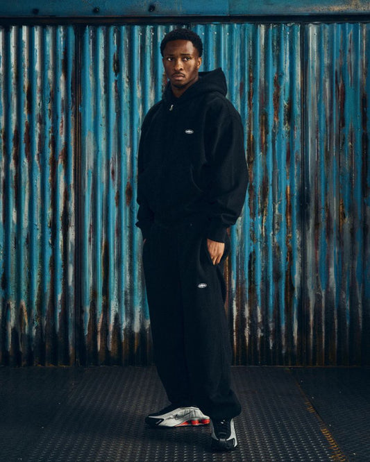 Corteiz Mini Island Zip Hoodie Black