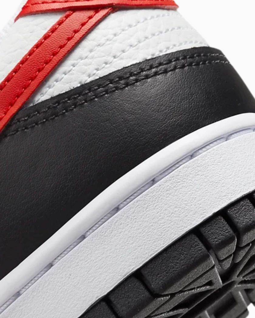 Nike Dunk Low Black White Red Panda