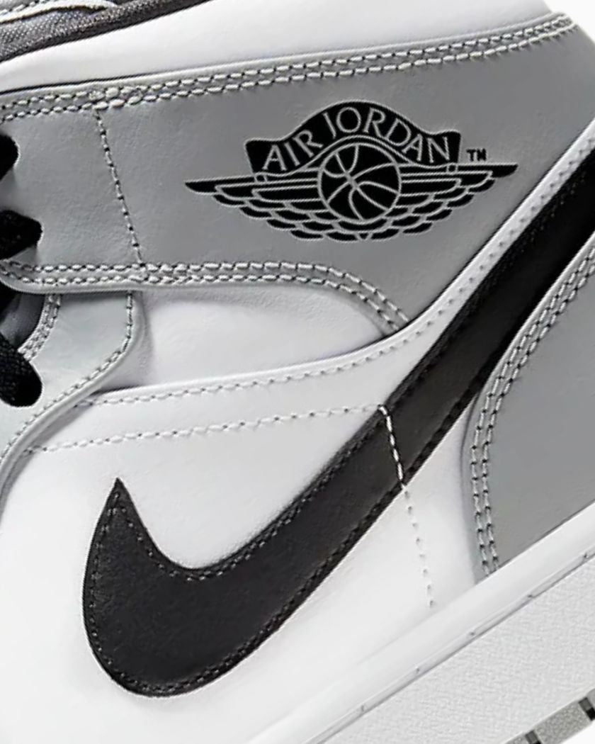 Air Jordan 1 Mid Light Smoke Grey