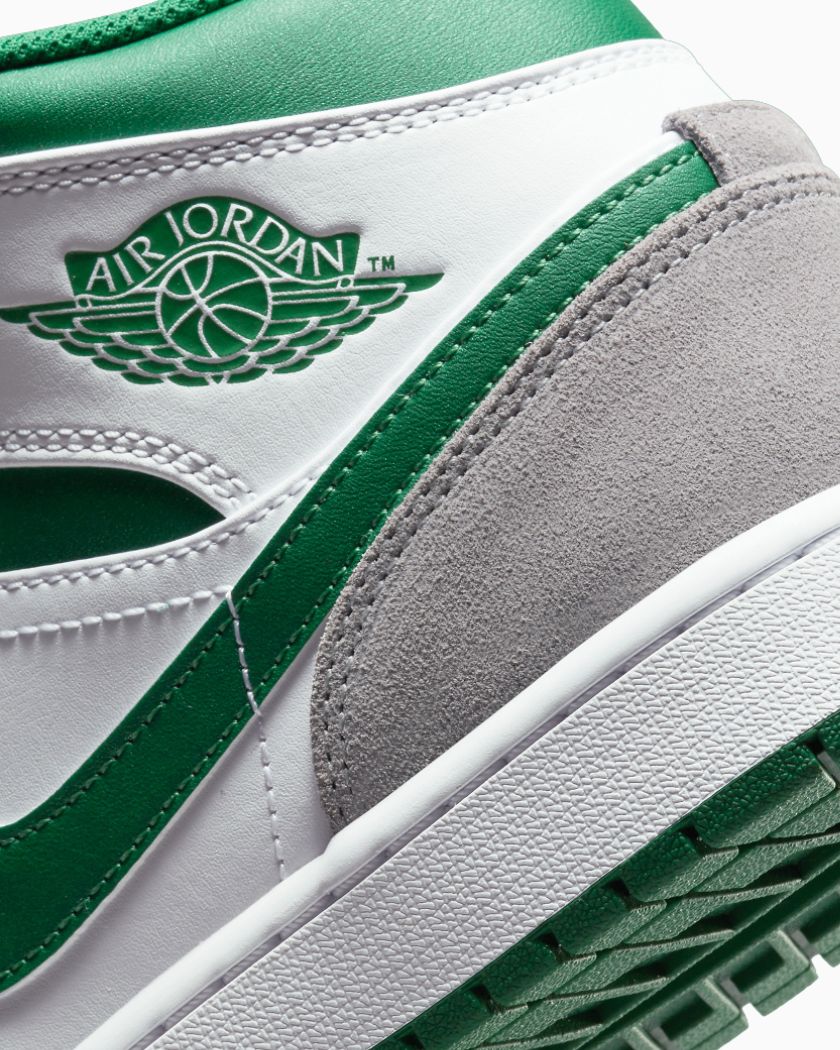 Air Jordan 1 Mid Grey Green