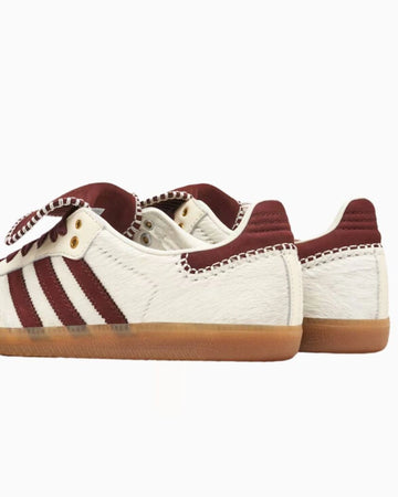 adidas gazelle silver green womens Wales Bonner x adidas Samba Nylon Cream White