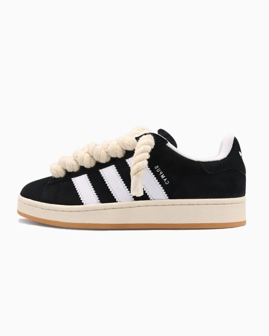 Adidas Campus 00s Black Rope Laces