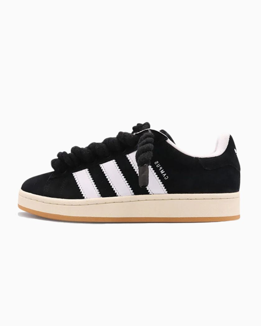 Adidas Campus 00s Black Rope Laces Black