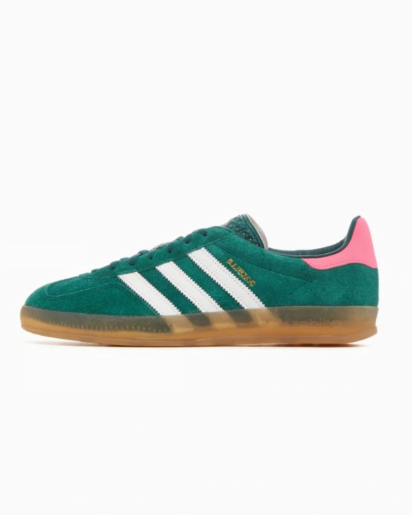 Adidas Gazelle Indoor Collegiate Green Lucid Pink