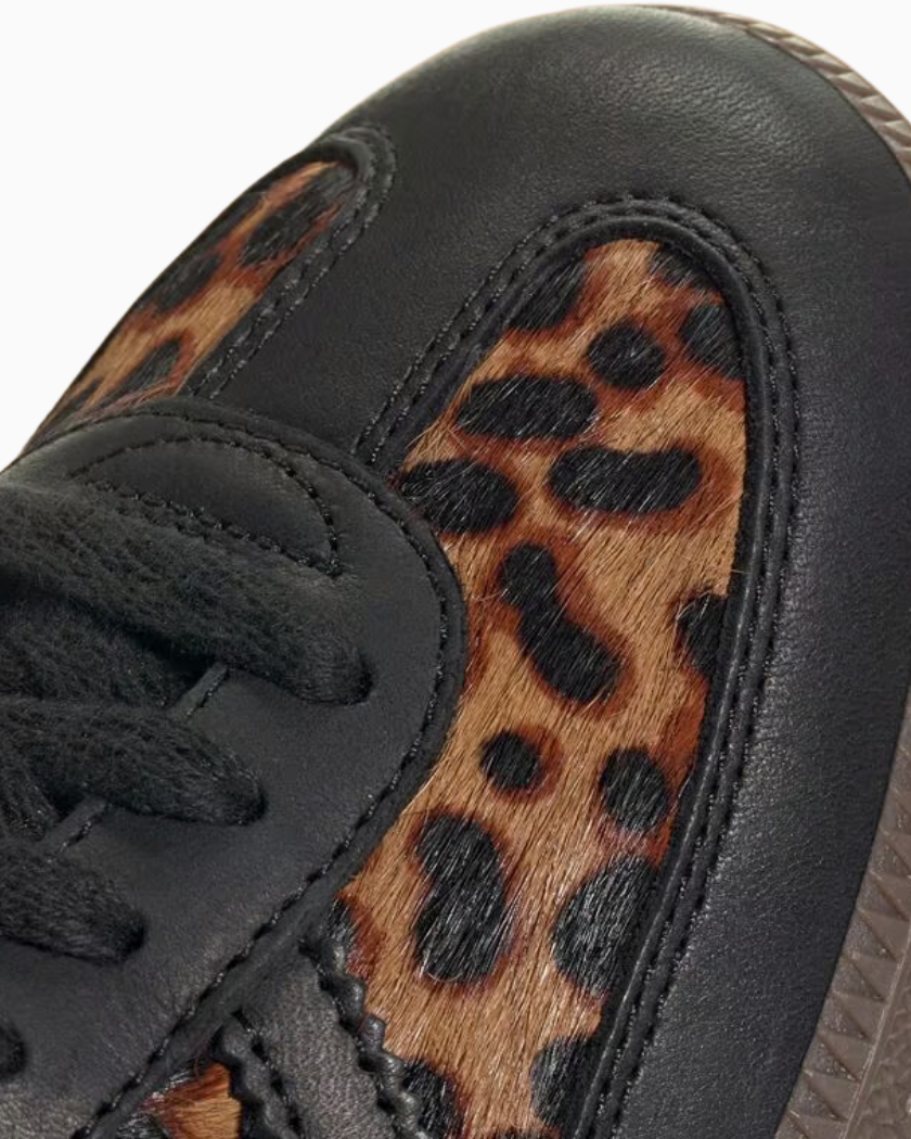 Adidas Samba OG Black Green Leopard