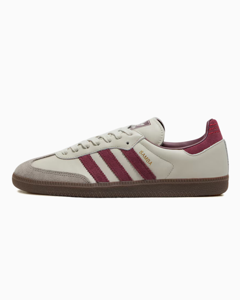 Adidas Samba OG Putty Grey Maroon