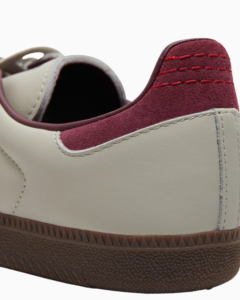 Adidas Samba OG Putty Grey Maroon