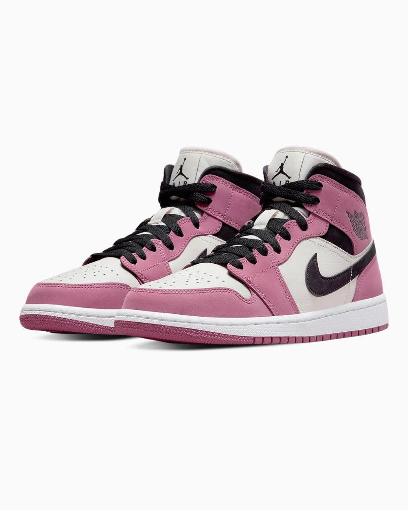 Air Jordan 1 Mid Light  Mulberry