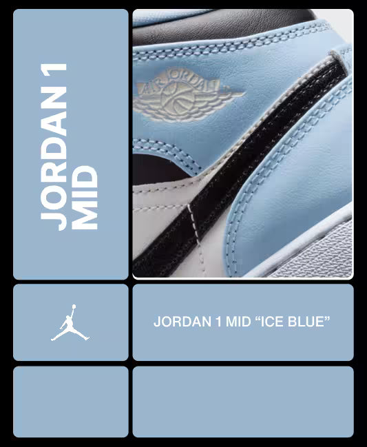 Air Jordan 1 Mid Ice Blue