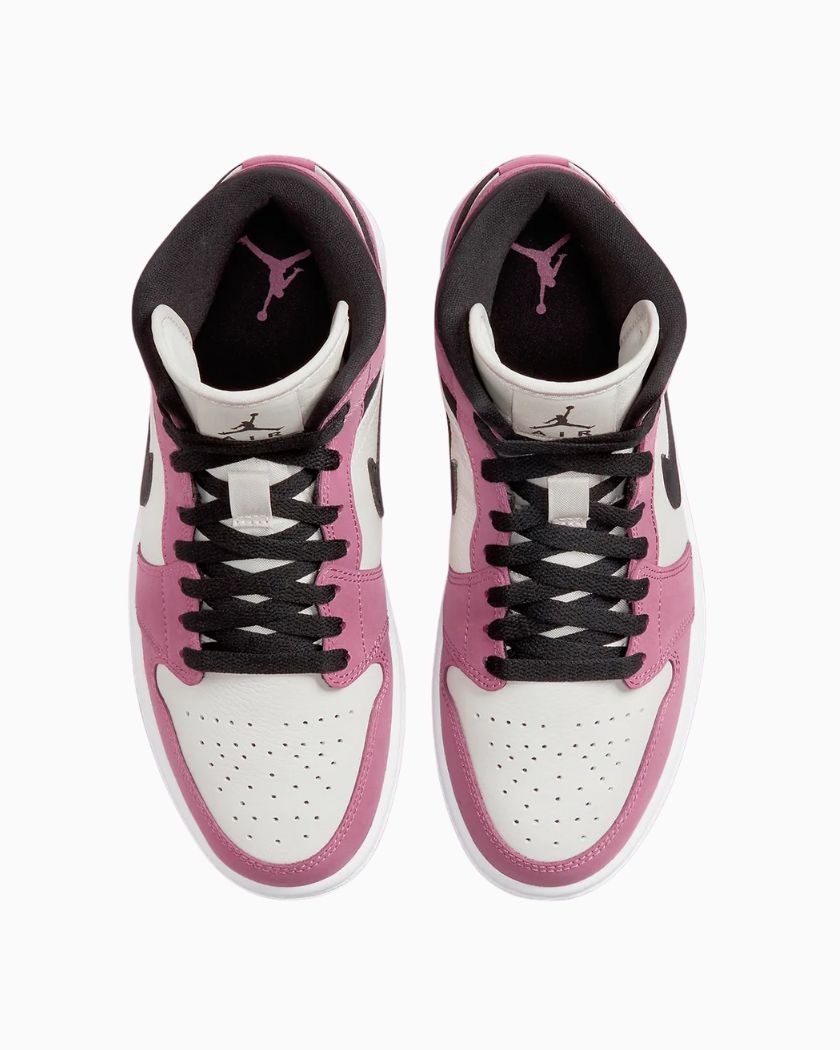 Air Jordan 1 Mid Light  Mulberry