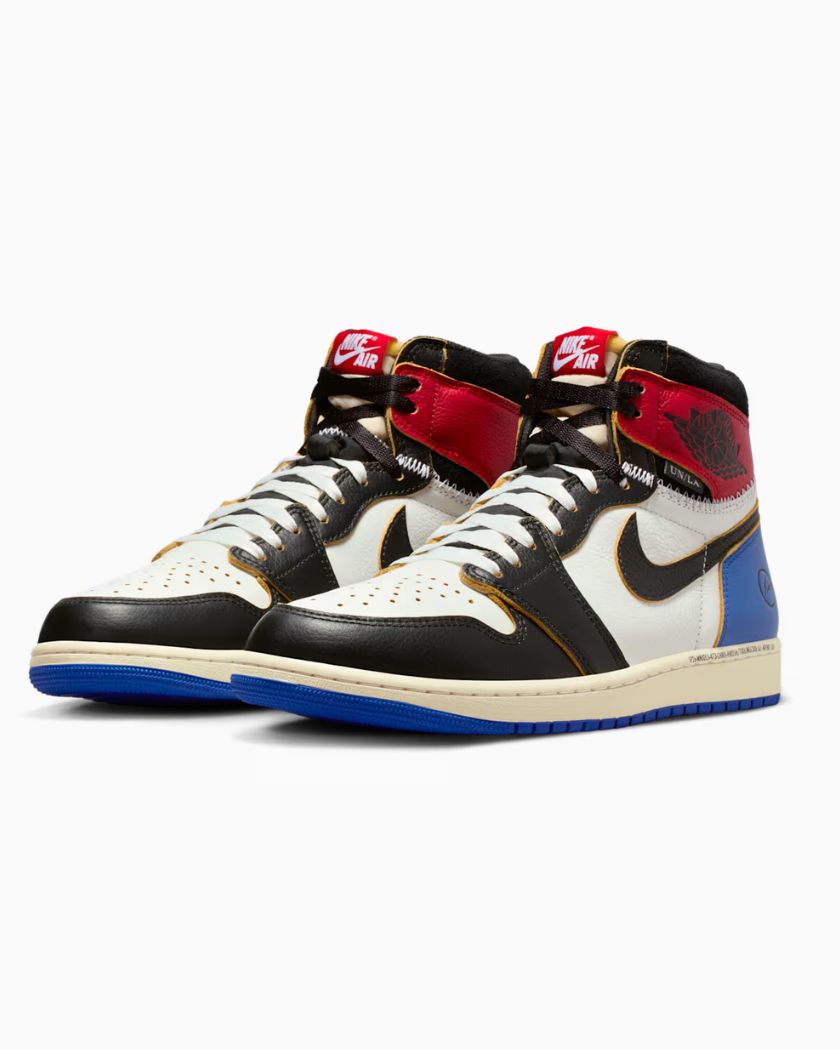 Air Jordan 1 Retro High OG SP Fragment x Union LA Varsity Red Sport Royal