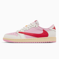 Air Jordan 1 Retro Low OG SP Travis Scott Sail Tropical Pink