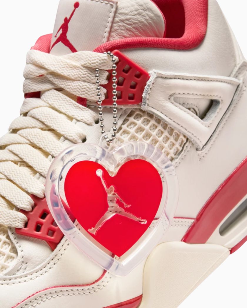Air Jordan 4 Retro Valentine's Day Sierra Red