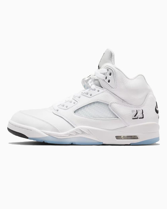Air Jordan 5 Retro White Metallic