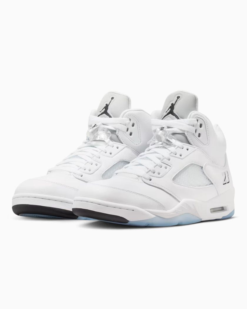 Air Jordan 5 Retro White Metallic