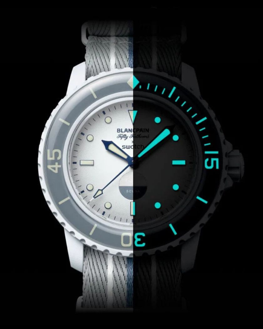 Blancpain x Swatch Scuba Fifty Fathoms Antarctic Ocean