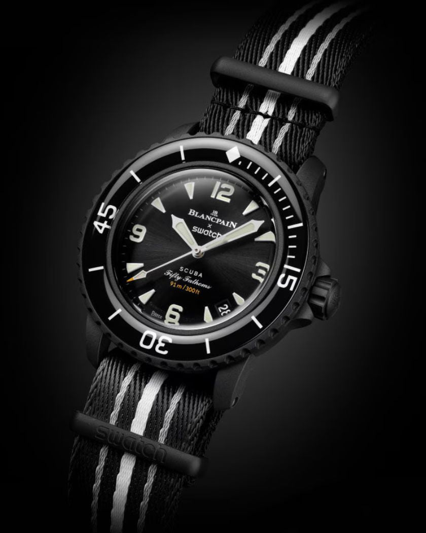 Blancpain x Swatch Scuba Fifty Fathoms Ocean of Storms