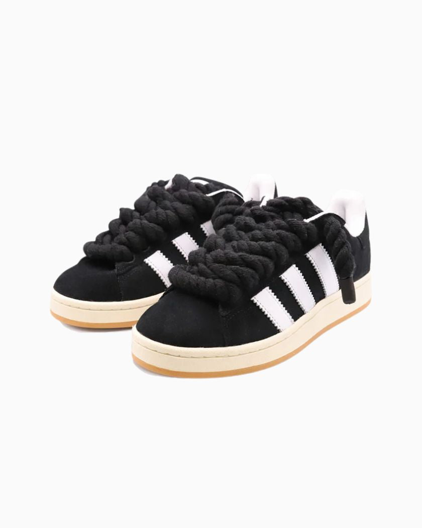 Adidas Campus 00s Black Rope Laces Black