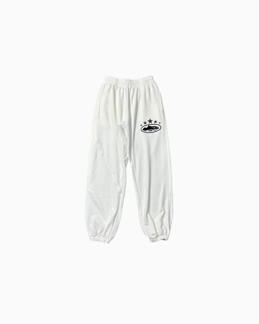 Corteiz 5 Starz Bottoms White