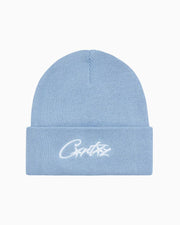 Corteiz Allstarz Folded Beanie Blue