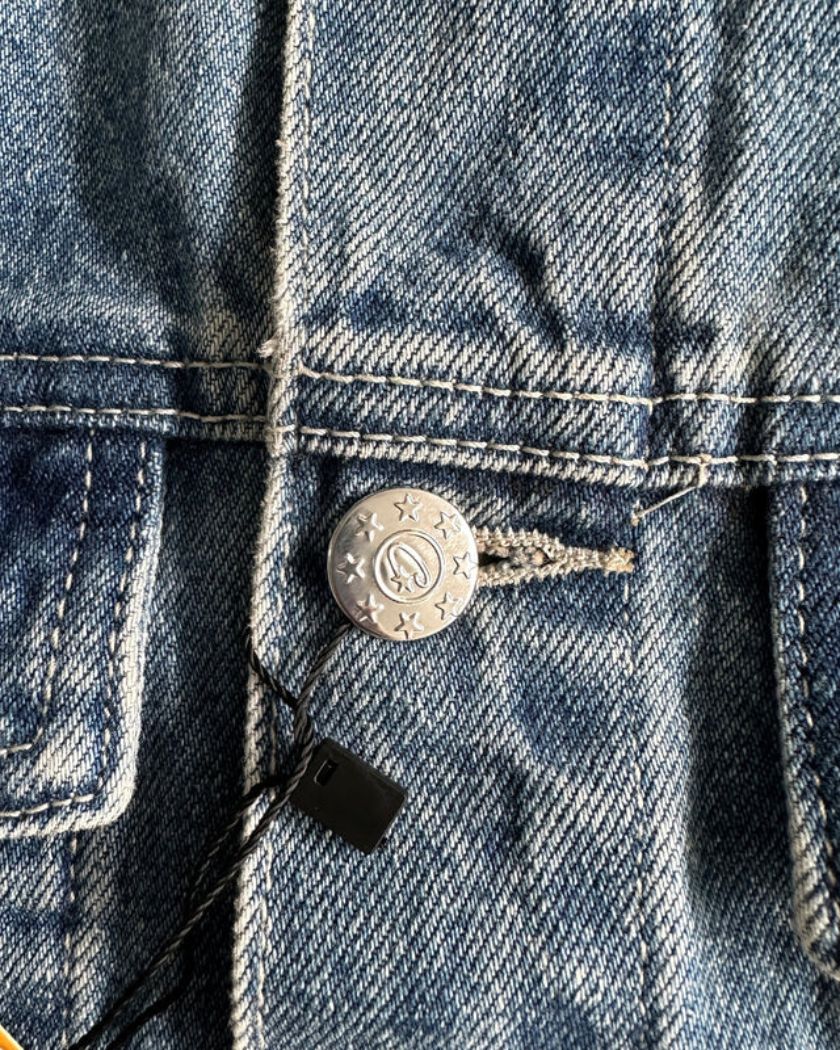 Corteiz C-Star Denim Trucker Jacket Blue