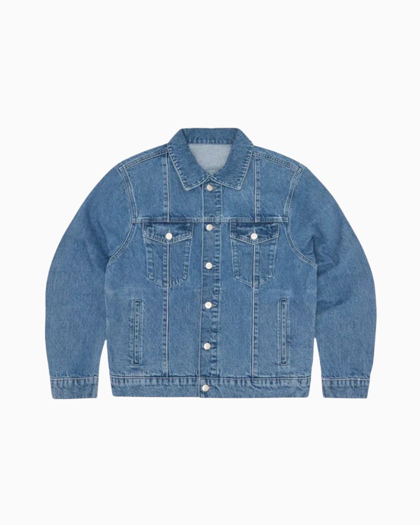 Corteiz C-Star Denim Trucker Jacket Blue