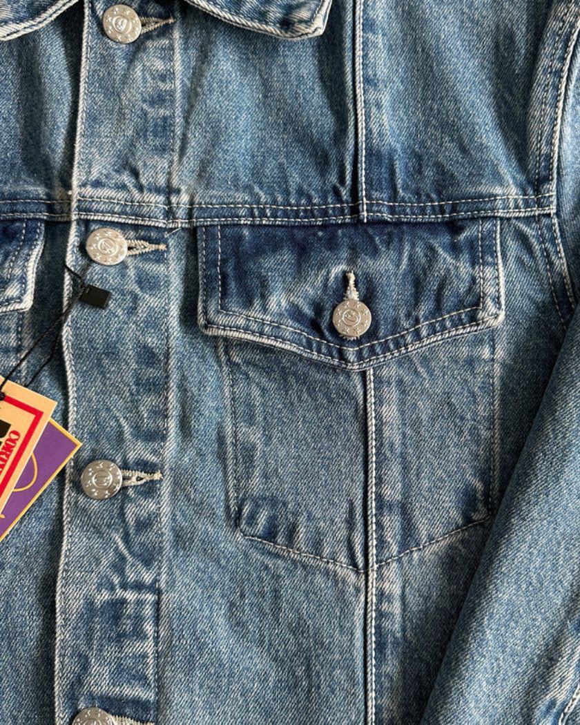 Corteiz C-Star Denim Trucker Jacket Blue