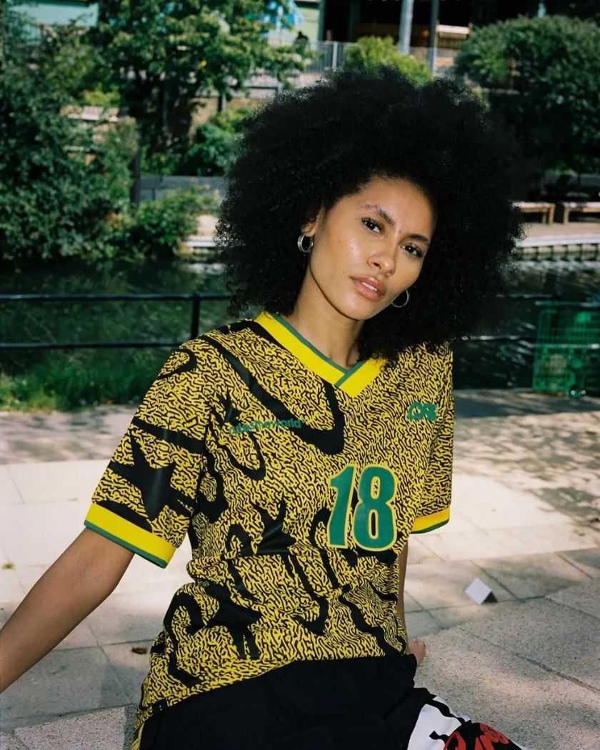 Corteiz Carni Stellations Football Jersey Yellow