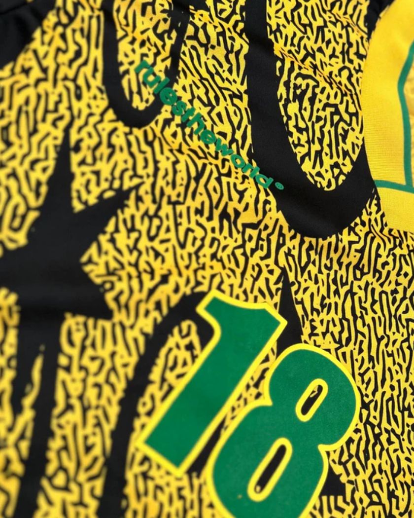 Corteiz Carni Stellations Football Jersey Yellow
