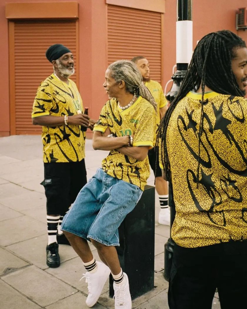 Corteiz Carni Stellations Football Jersey Yellow