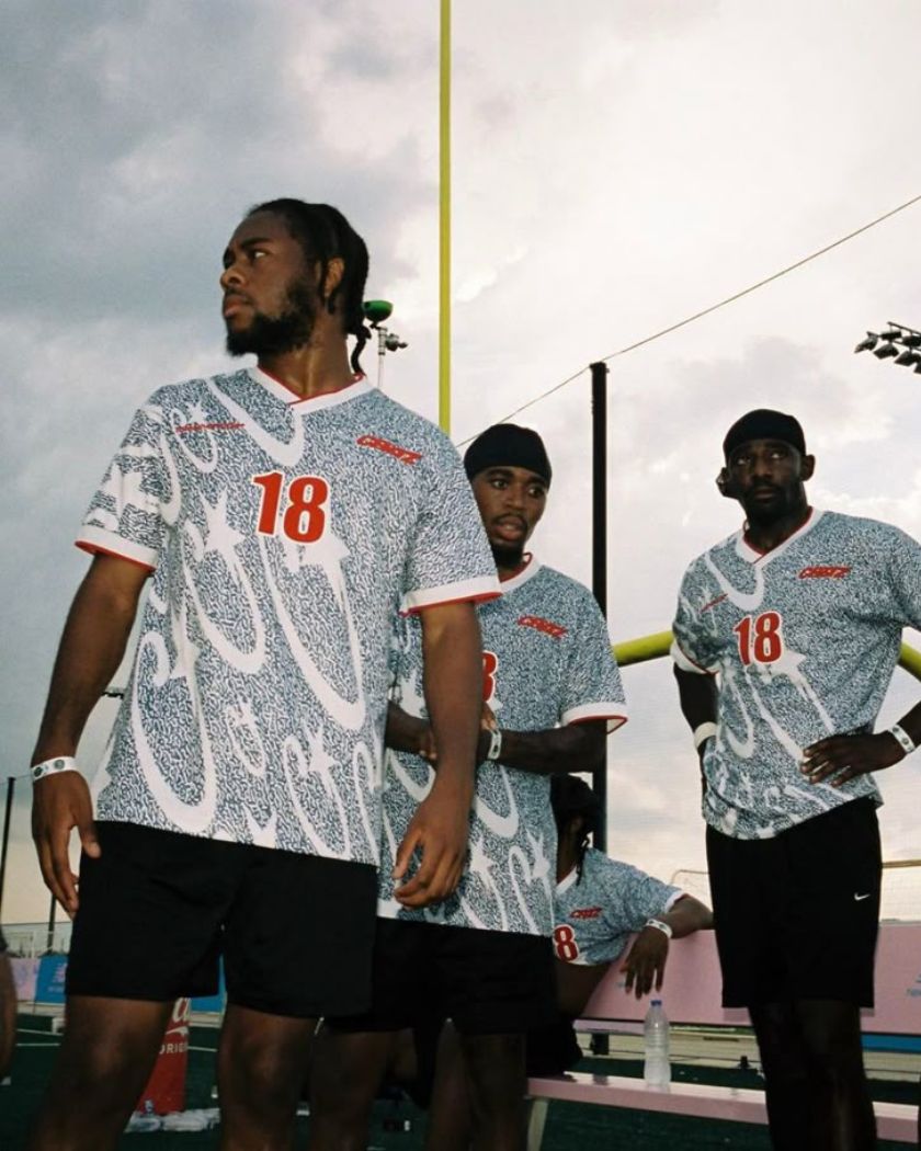 Corteiz Stellations Football Jersey Black