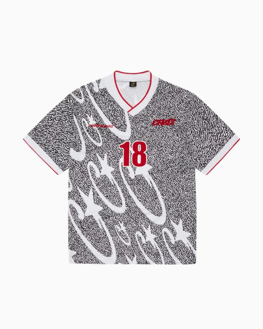 Corteiz Stellations Football Jersey Black