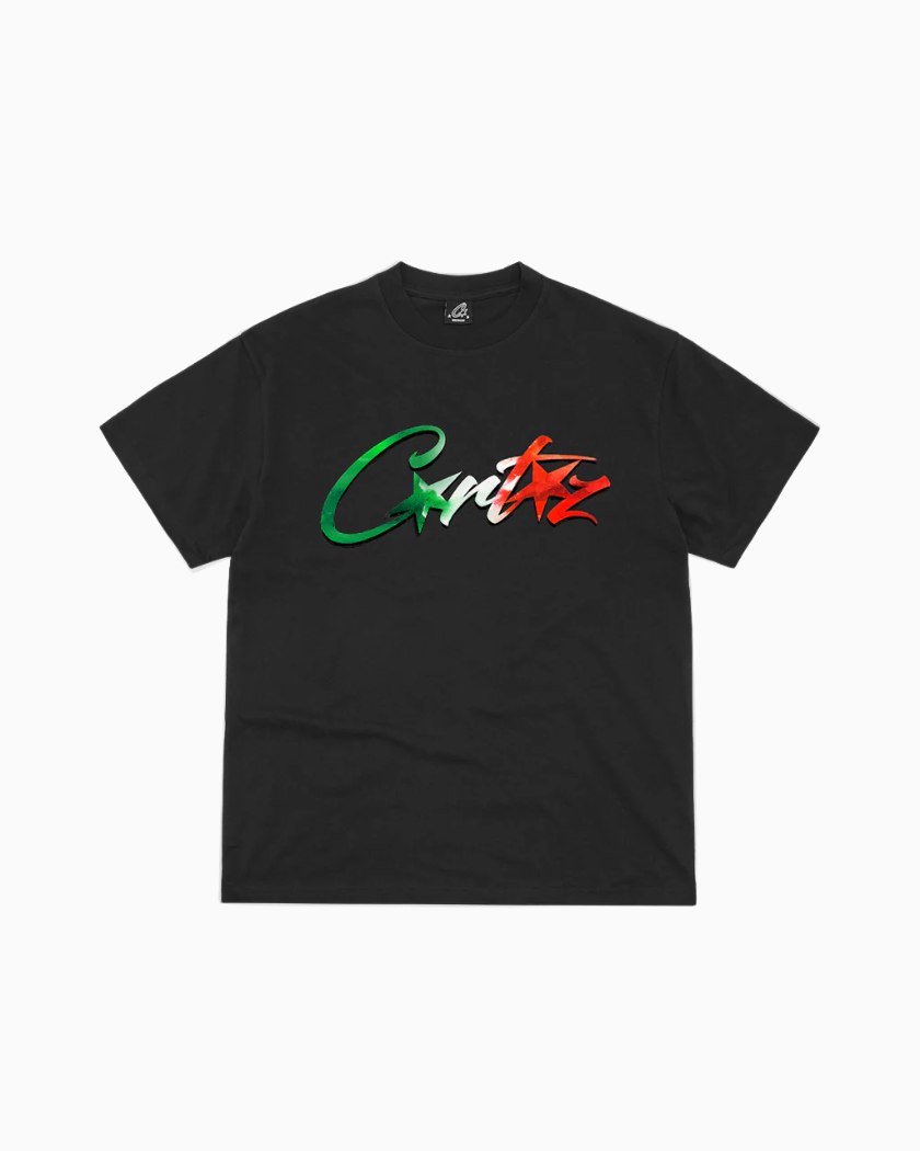 Corteiz Allstarz Italia Tee Black 