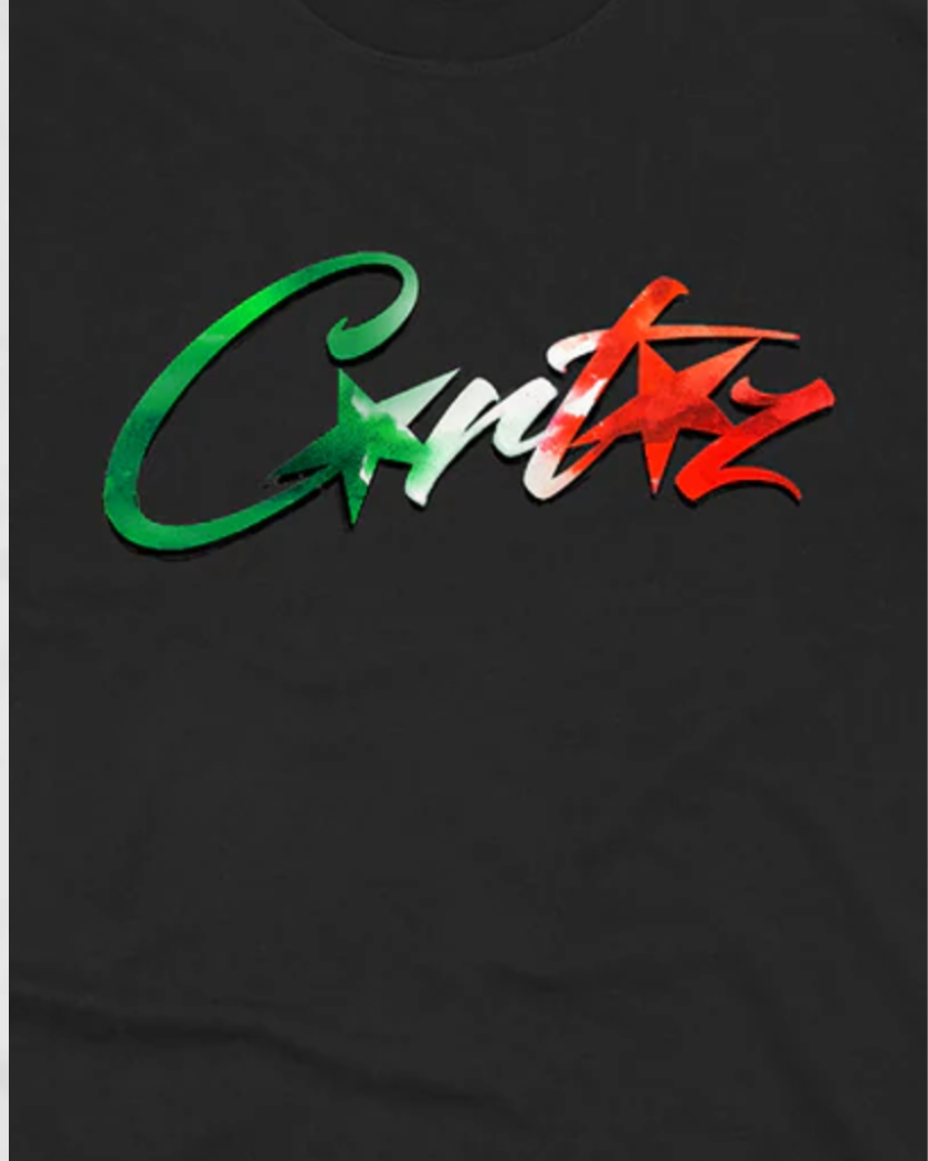 Corteiz Allstarz Italia Tee Black 