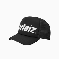 Corteiz Rental Trucker Hat Black