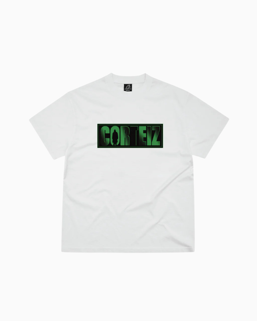 Corteiz Shadow Tee White-Green